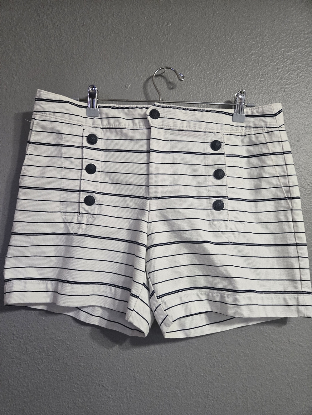 Tommy Hilfinger Sailor Nautical Striped Shorts Size 12